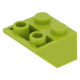 LEGO tetőelem fordított 45°-os 2×2, lime (3660)
